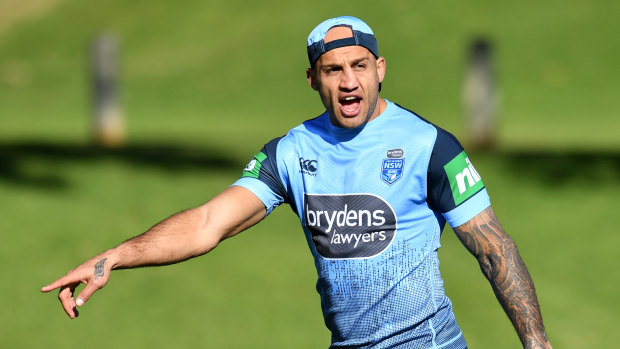 Second coming: Blake Ferguson only has football on his mind.