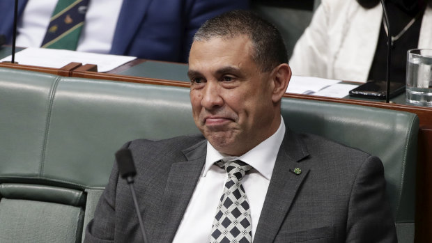 Member for Longman Terry Young during Question Time at Parliament House in Canberra on Thursday.