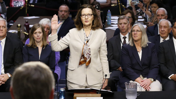 Gina Haspel faced tough questioned during her confirmation hearing about the CIA's use of waterboarding.