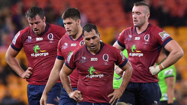 It was a tough night at the office for the Queensland Reds.