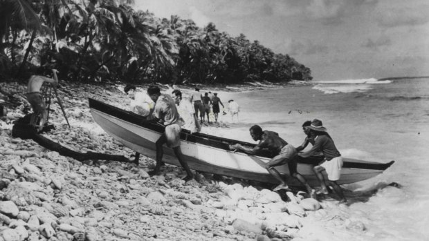 Cocos Islands, July 4, 1960.