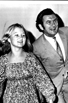 Bob Hawke and daughter Sue back in 1971.
