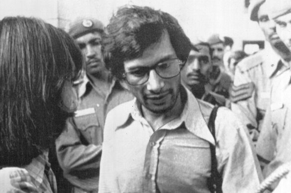 Charles Sobhraj during a court hearing in 1977.