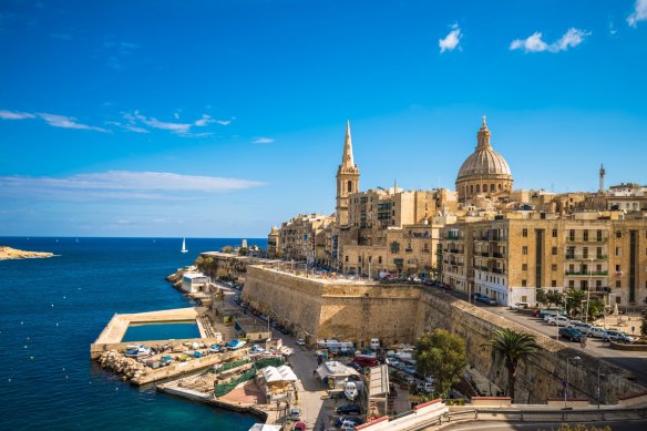 Valletta, Malta’s charming capital.