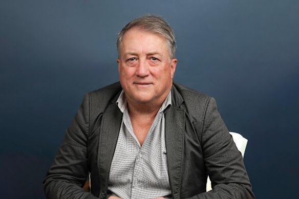 Author Geoff Parkes.