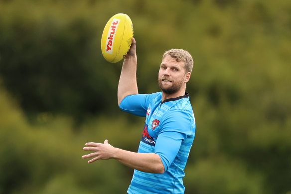 Essendon’s Jake Stringer says he’s pain free and ready for round one.