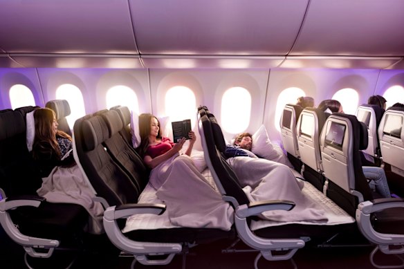Air New Zealand’s Skycouch launched in 2010.