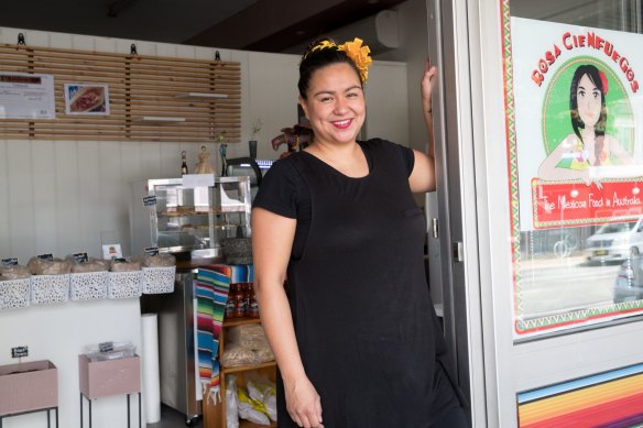 Rosa Cienfuegos at Tamaleria and Mexican Deli in Dulwich Hill, Sydney.