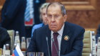 Russia’s Minister of Foreign Affairs Sergei Lavrov is seen during a session at the 2023 G20 Summit. 