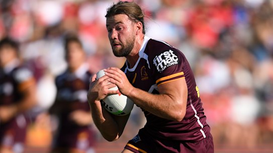 Pat Carrigan was strong for the Broncos in his shift to prop.