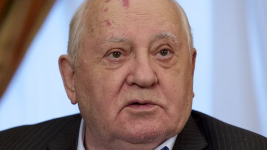 Former Soviet president Mikhail Gorbachev in 2016.