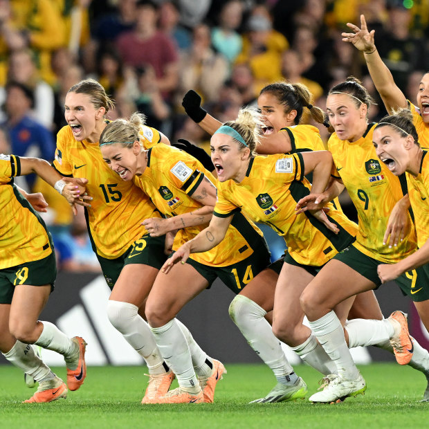 The Matildas were watched by millions on Saturday night.