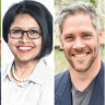Lee Jones, Family First; Kaushaliya Vaghela, New Democrats; Chris Burson, Angry Victorians Party; and Geoff Shaw, United Australia Party.