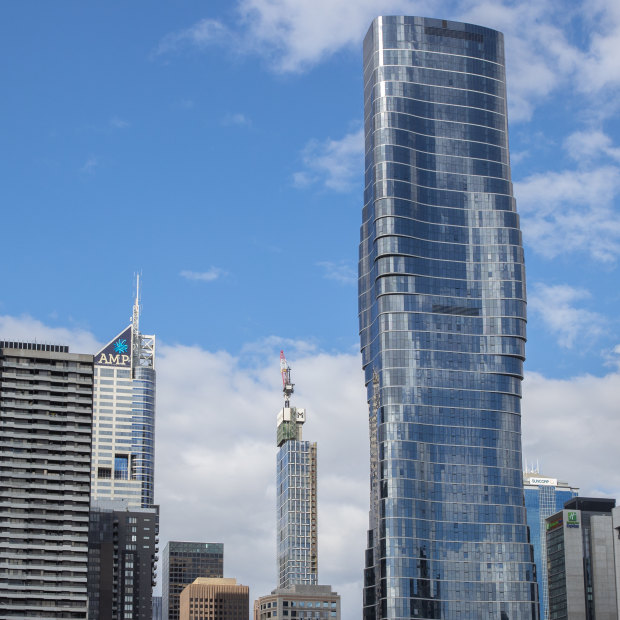 Premier Tower, on the corner of Bourke and Spencer streets, Melbourne.