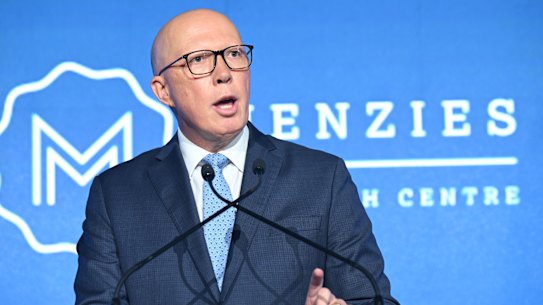 Opposition Leader Peter Dutton on Friday.