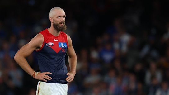 Max Gawn was not at his best against North Melbourne.