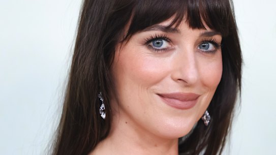 Dakota Johnson at the LA premiere of Splitsville.