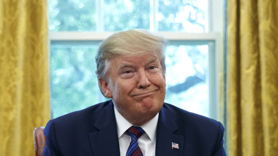 US president Donald Trump. 