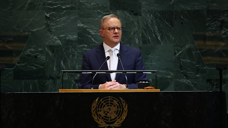 Anthony Albanese UN Speech in Full: PM Distances Himself From Trump...