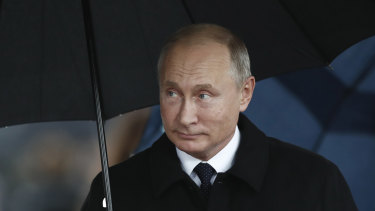 Drop in popularity: Russian President Vladimir Putin.