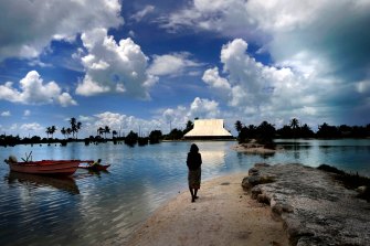 The Pacific nation of Kiribati, made up of more than 30 atolls, had been able to largely avoid the pandemic for two years.