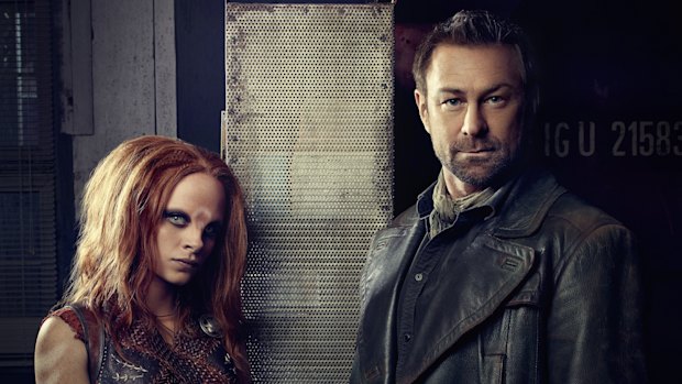 Grant Bowler stars in outlandish drama series Defiance. 