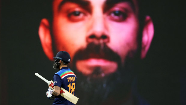 Larger than life: Virat Kohli.