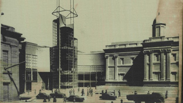 The proposed National Gallery extension that enraged Prince Charles.