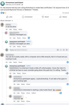 Anti-vax parents are finding ways to avoid immunising their children, some going as far as trying to falsify documents.