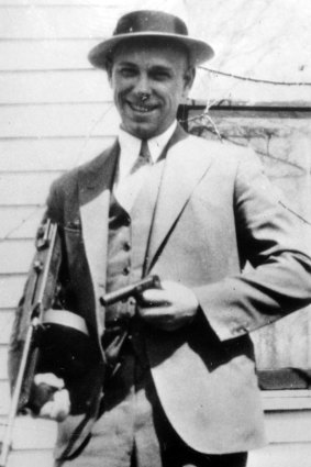 John Dillinger, pictured in 1934.