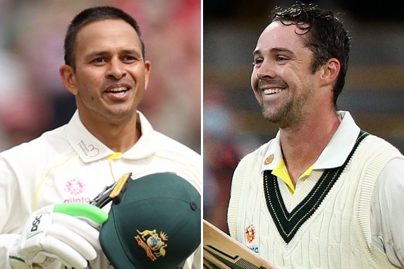 Usman Khawaja and Travis Head.