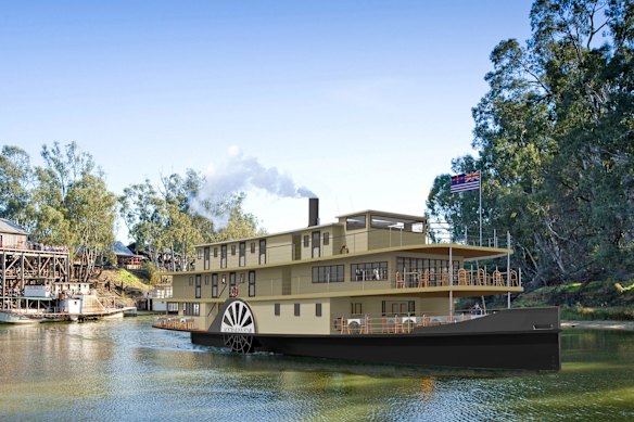 An artist’s impression of the Australian Star.