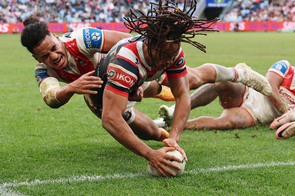 Dom Young has been in fine try-scoring form.