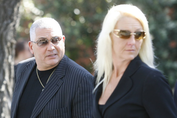 Mick Gatto with Nicola Gobbo in 2008.
