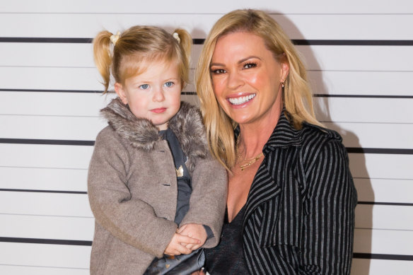 Helping the then-48-year-old TV personality Sonia Kruger (pictured here with daughter Maggie) become pregnant further boosted Burmeister’s rock-star status in the fertility world. 