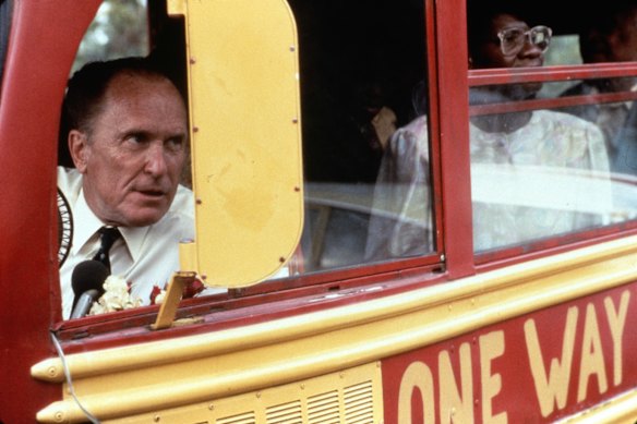 Robert Duvall in a scene from The Apostle in 1997. 