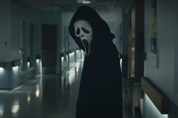 Ghostface in a scene from the latest iteration Scream.