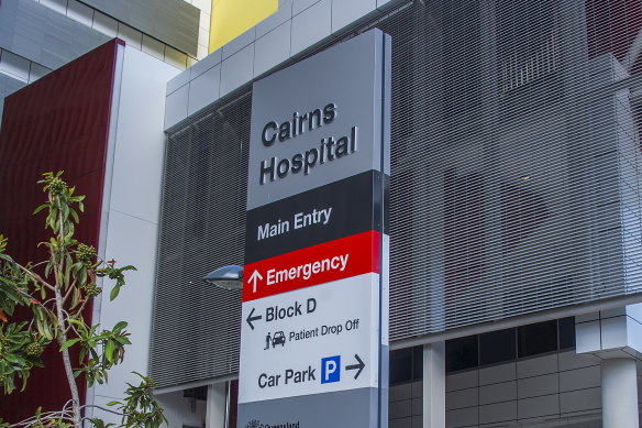 Cairns Hospital was among four main hospitals in the state’s north that all went to code yellow status at the same time this week.