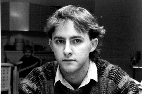 Anthony Albanese as a Young Labor delegate in Hobart in 1986.