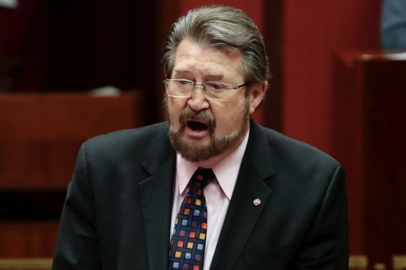 Senator Derryn Hinch has denied there is a conflict of interest in Druery's roles.