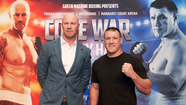 Gallen ready to 'shock' big, bad Barry Hall in cross-code bout