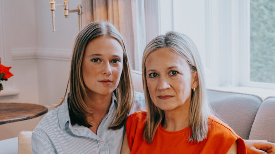 Jen Benfield with her daughter Chloe, 16.