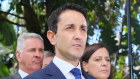 Queensland Premier David Crisafulli speaks to media after being sworn in.