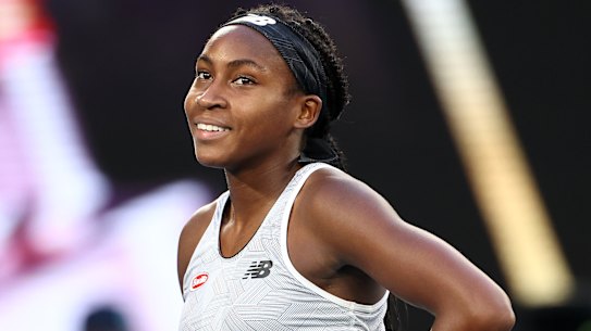 Coco Gauff upset the Australian Open defending champion Naomi Osaka in straight sets.