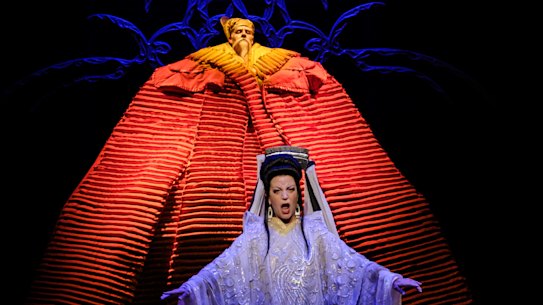 Graeme Murphy’s production of Puccini’s opera Turandot is showing at the Sydney Opera House until March 14.