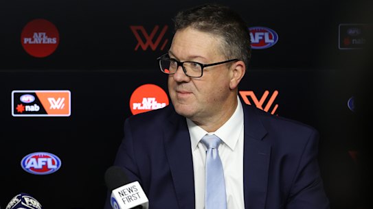 AFL CEO Gillon McLachlan and AFLPA CEO Paul Marsh.