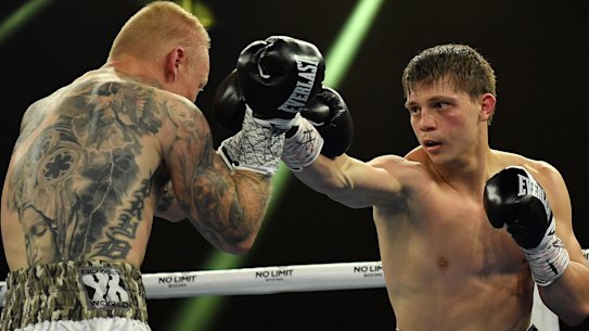 It was non-stop action from the beginning of the contest to its premature end.