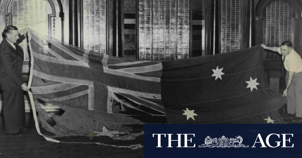 From the Archives, 1901: Australia's new flag flies for the first time