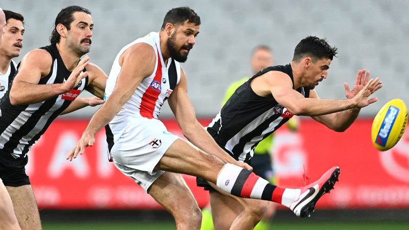 AFL 2020 Live Updates: Sizzling Collingwood Magpies heading for big win over poor St Kilda Saints
