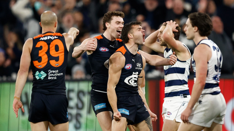 AFL round 15 LIVE updates: Blues dine out on Geelong, Cats won’t ‘jump to conclusions’ on Hawkins